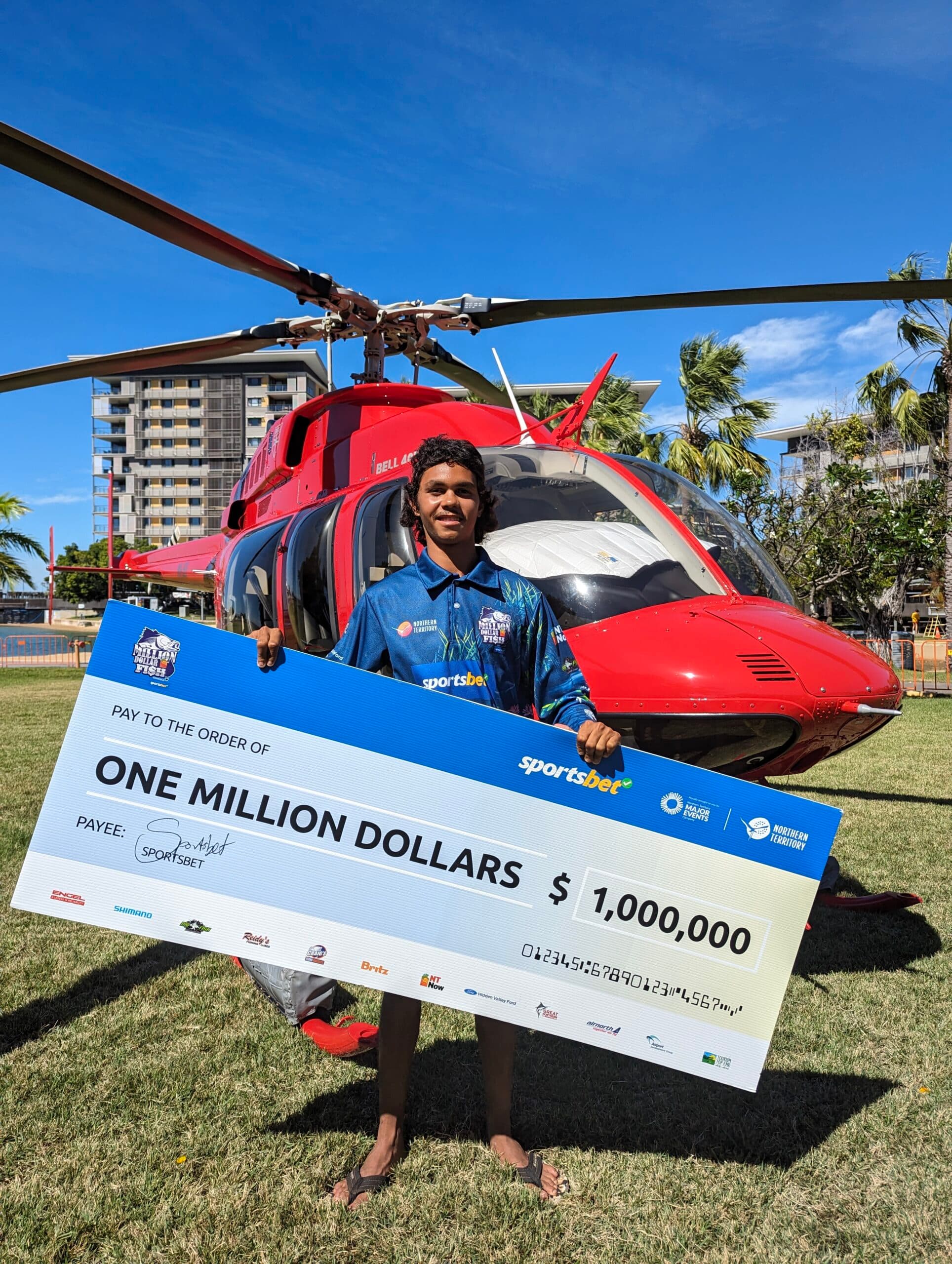 Top End teen reels in $1 million barra - Million Dollar Fish