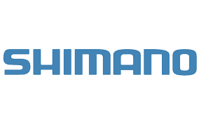 Blue "Shimano" logo in bold, modern font on a white background.